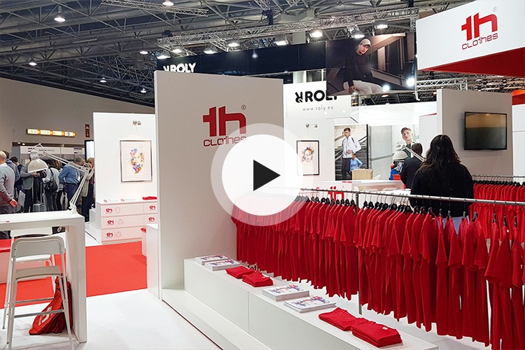 Stand TH Clothes na feira PSI Düsseldorf 2019 - Atto Creative Solutions