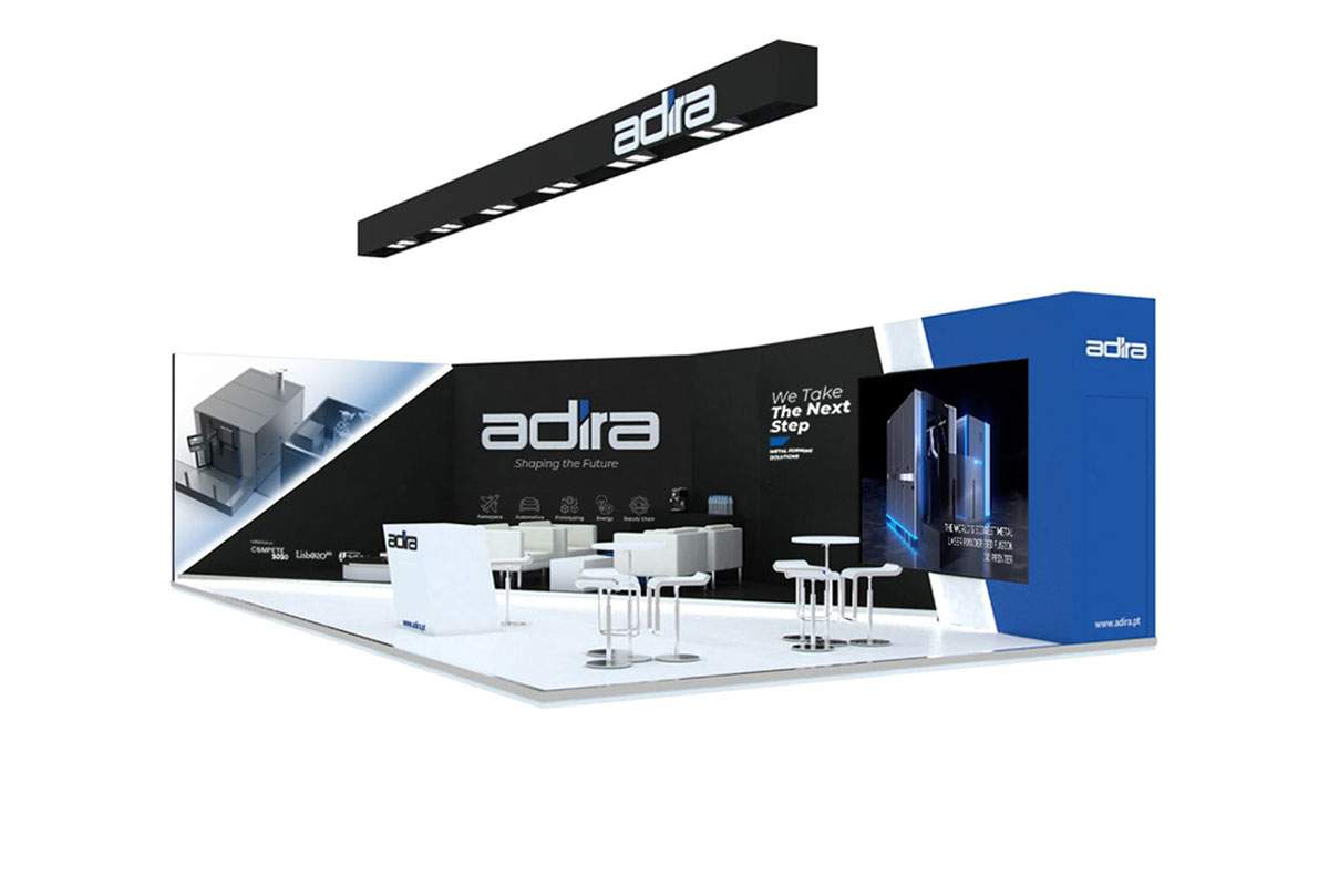 3D de stand Adira para Formnext2021