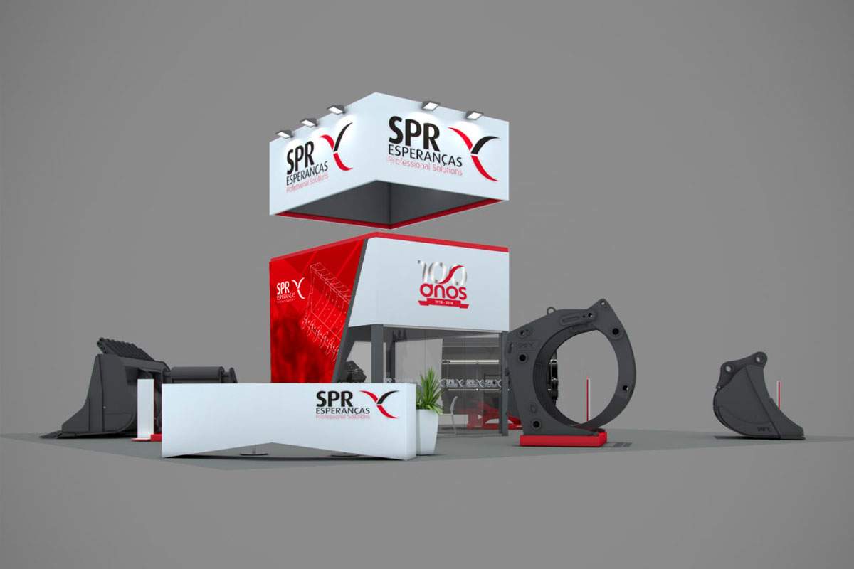3D de stand SPR Esperanças para Smopyc 2021