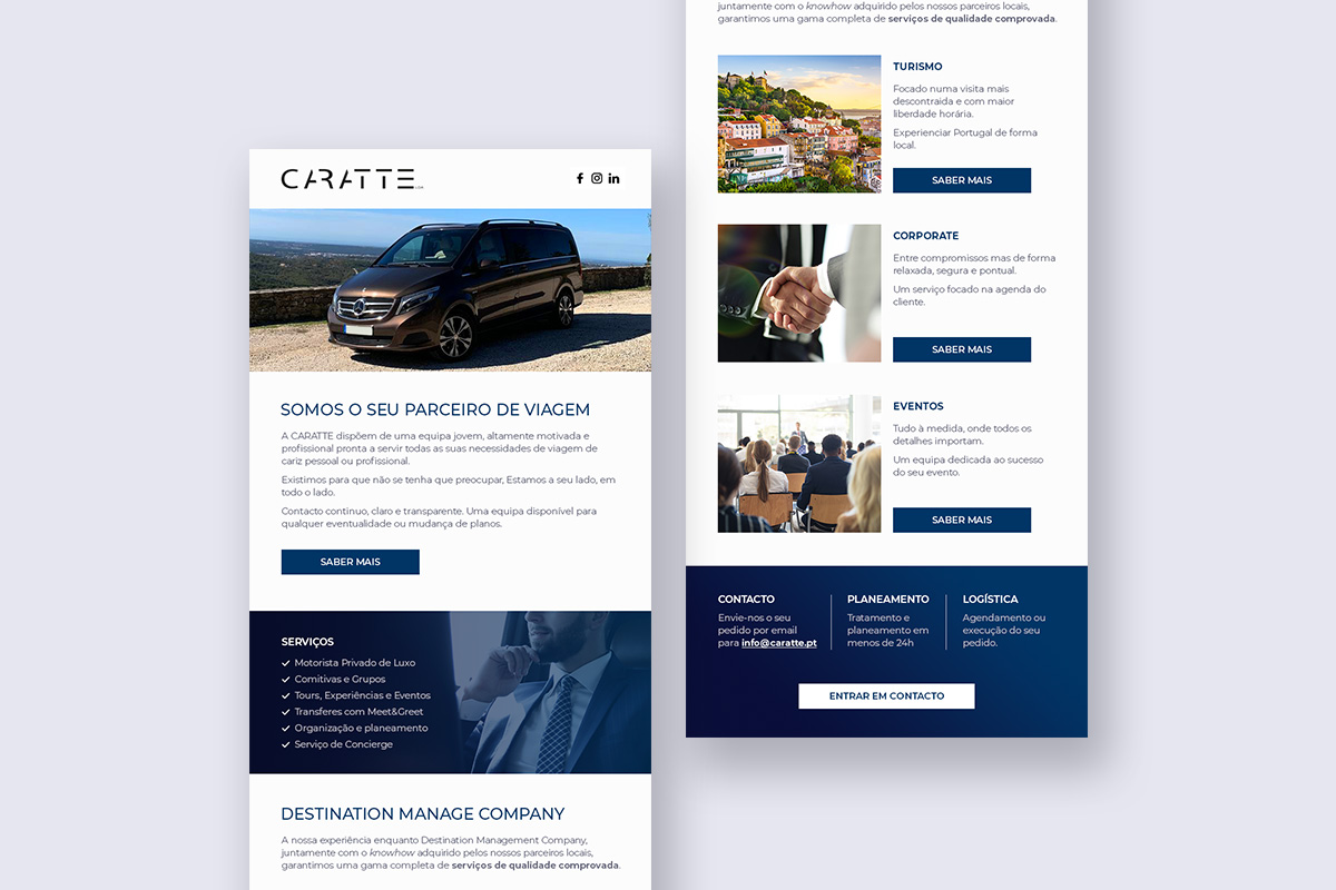 Newsletter e E-mail Marketing Caratte - Atto Creative Solutions